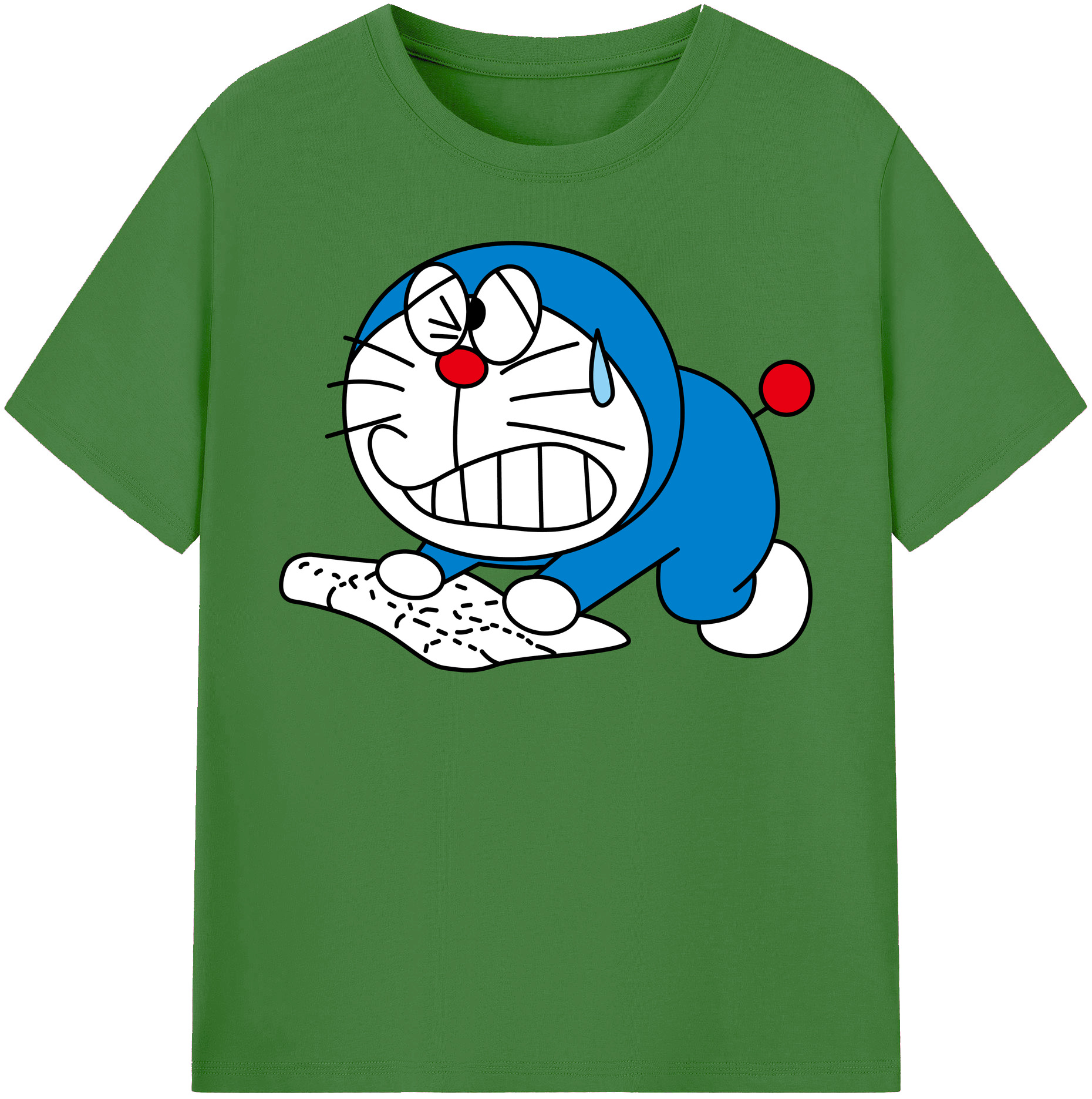 （画像用） ドラえもん Doraemon レディースカジュアルプリントTシャツ（綿100％）